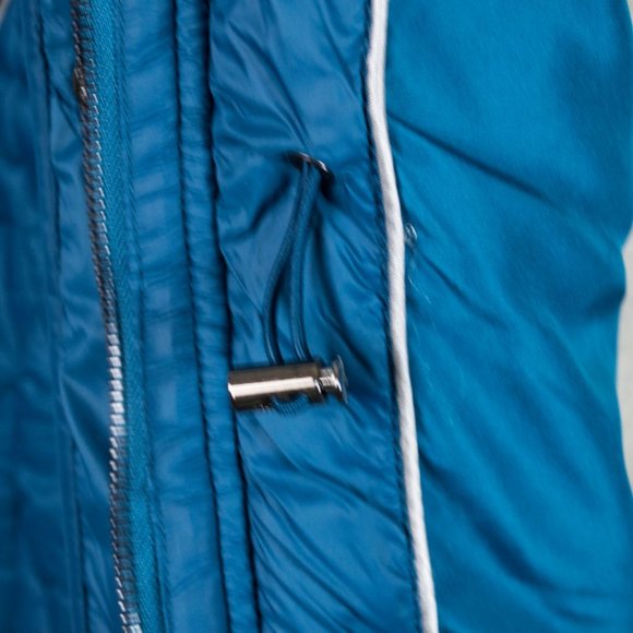 Steve Madden Teal Sherpa Trim Quilted Anorak Coat XL - Picture 11 of 16